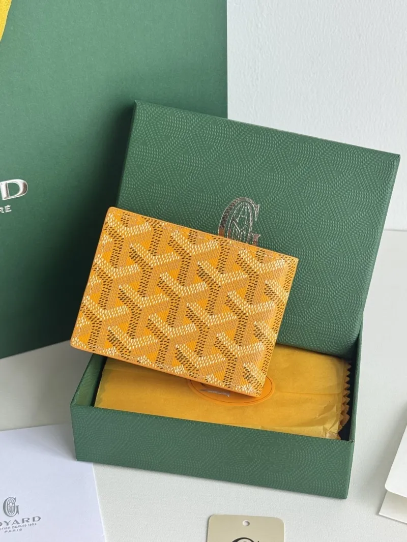 Goyard Yellow Bifold Wallet 136 - Image 3
