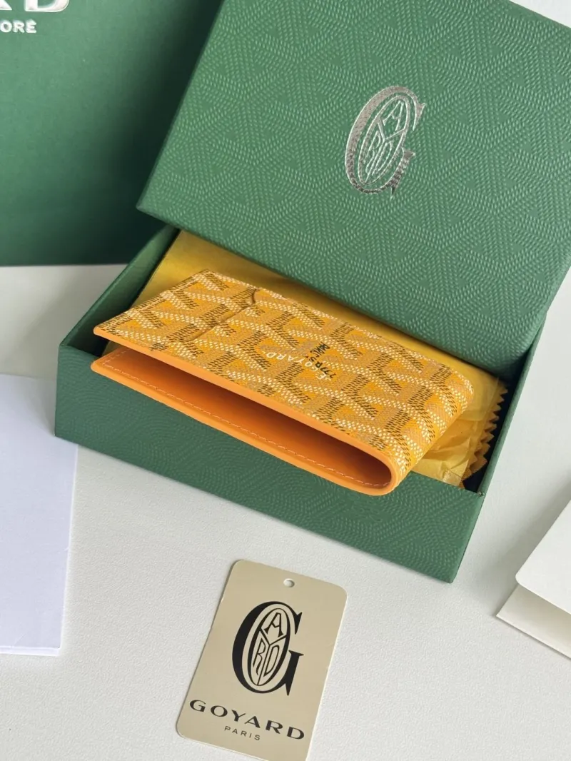 Goyard Yellow Bifold Wallet 136 - Image 4