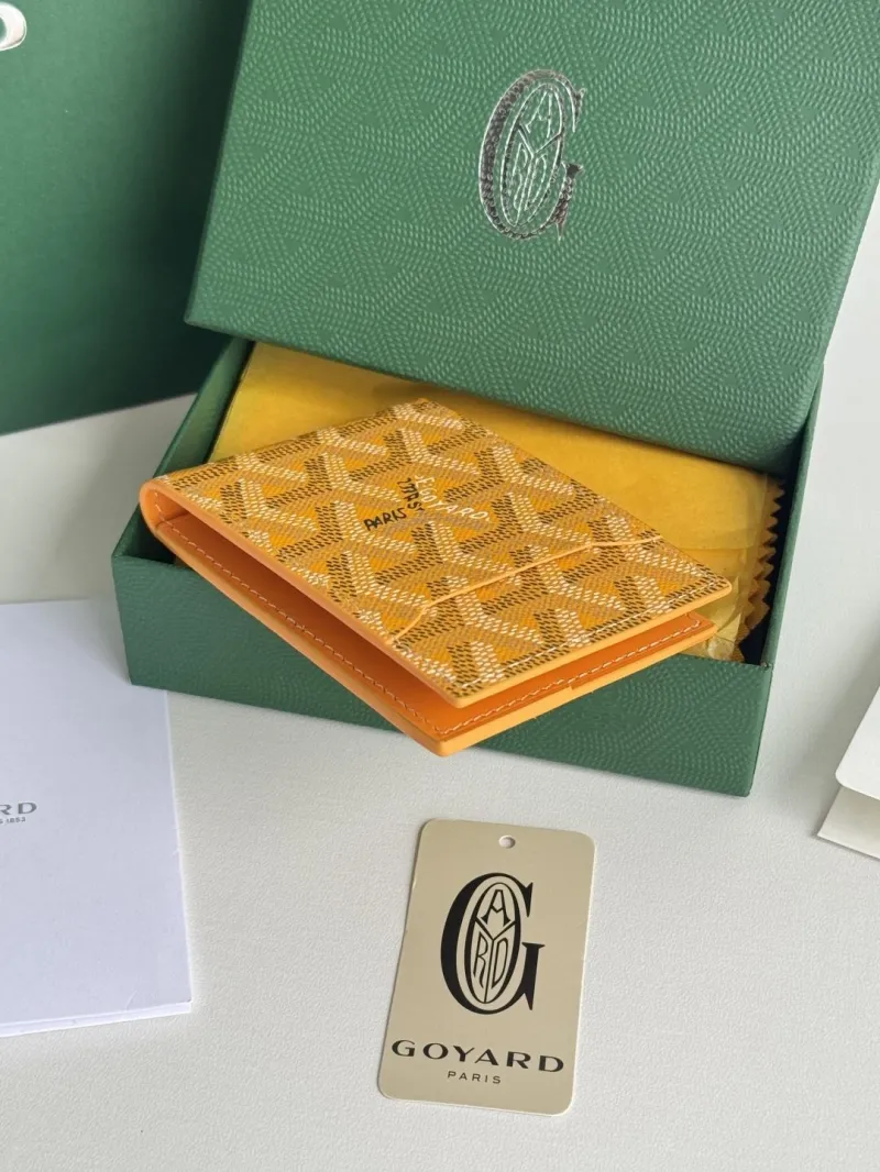 Goyard Yellow Bifold Wallet 136 - Image 5