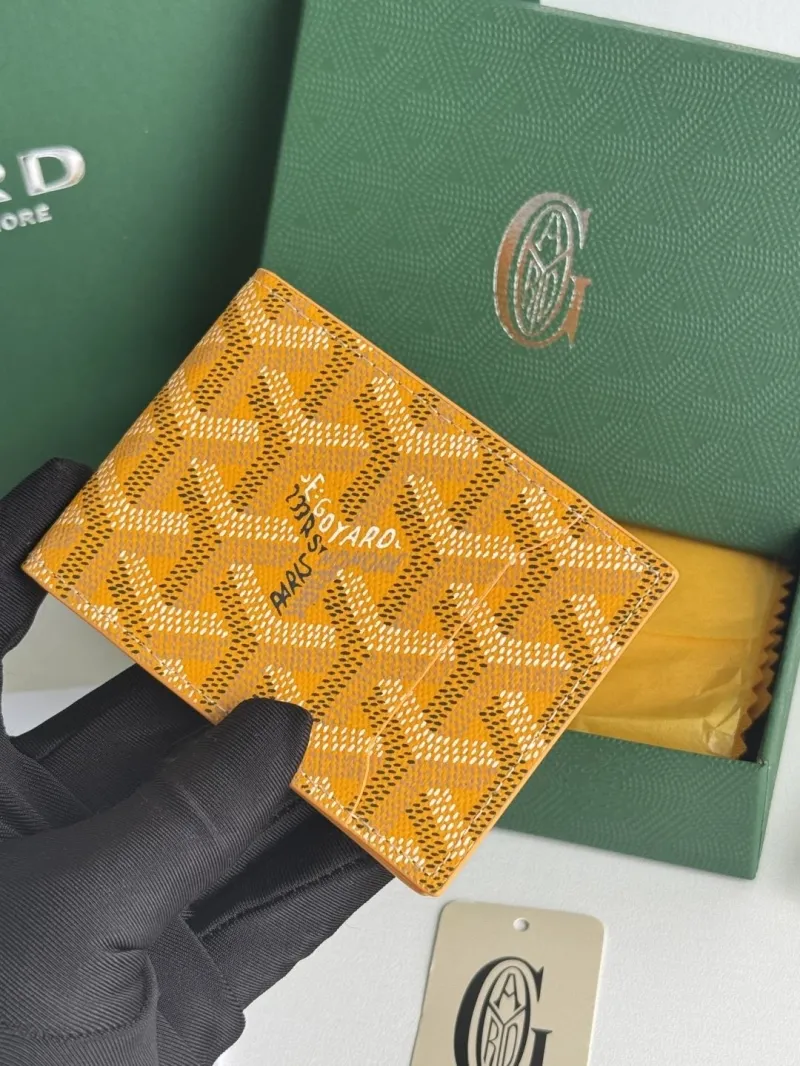Goyard Yellow Bifold Wallet 136 - Image 6