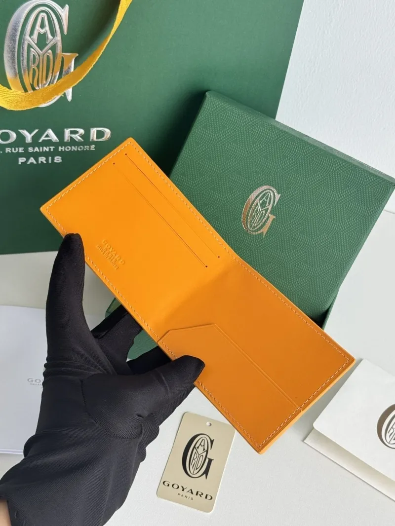 Goyard Yellow Bifold Wallet 136 - Image 7