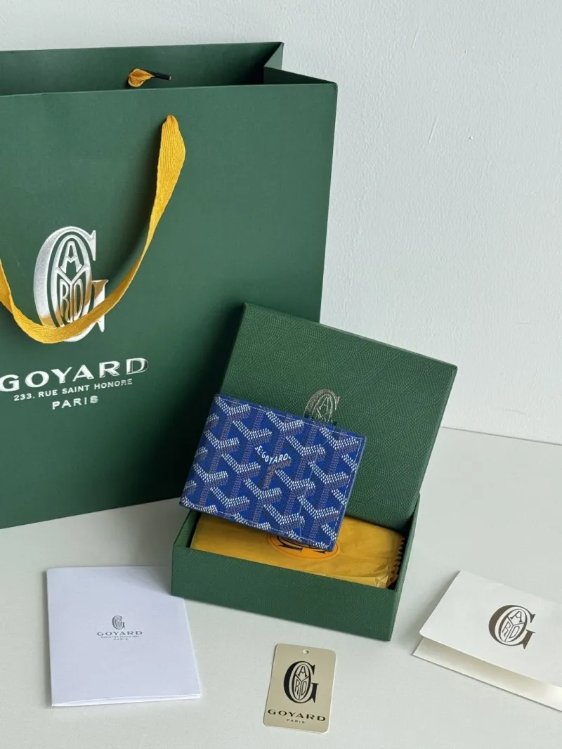 Goyard Blue Bifold Wallet 137