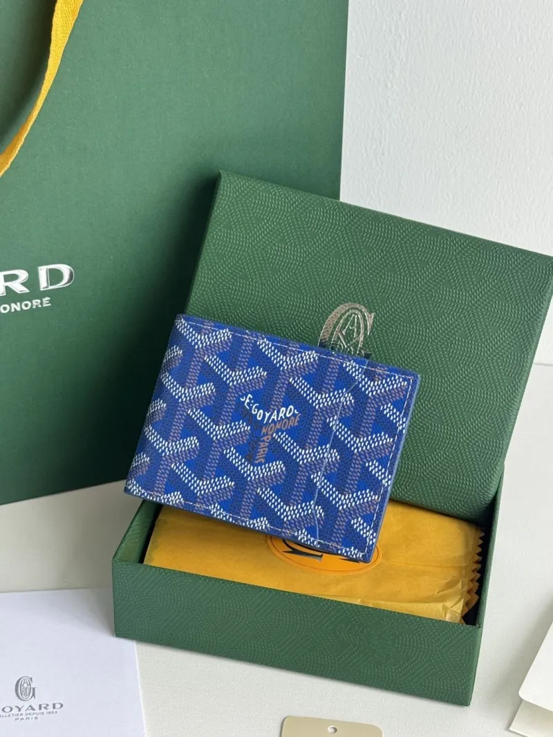 Alternative view of Goyard Blue Bifold Wallet 137