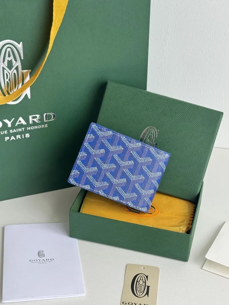 Goyard Blue Bifold Wallet 137 - Image 3