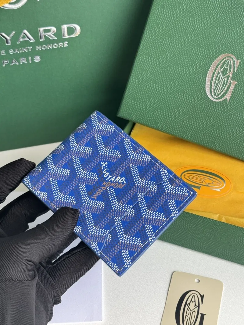 Goyard Blue Bifold Wallet 137 - Image 6