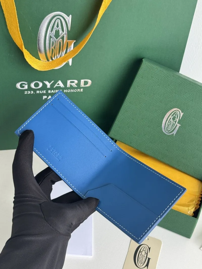 Goyard Blue Bifold Wallet 137 - Image 7