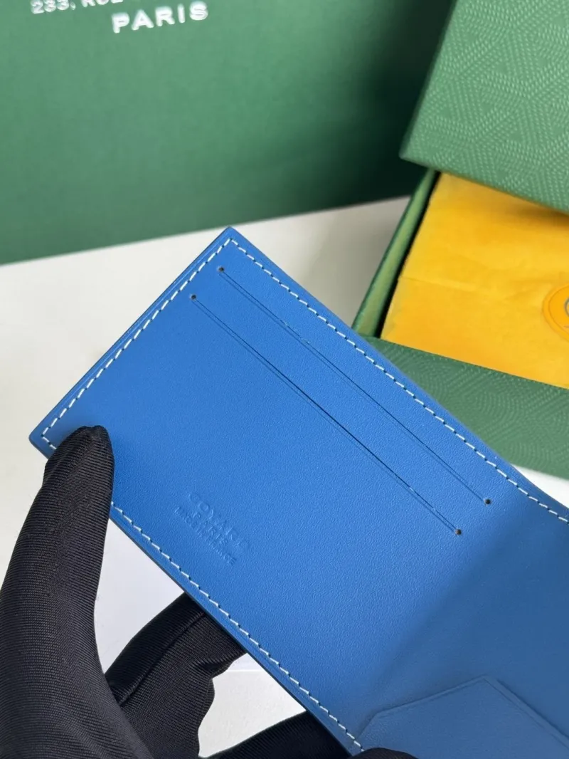 Goyard Blue Bifold Wallet 137 - Image 8