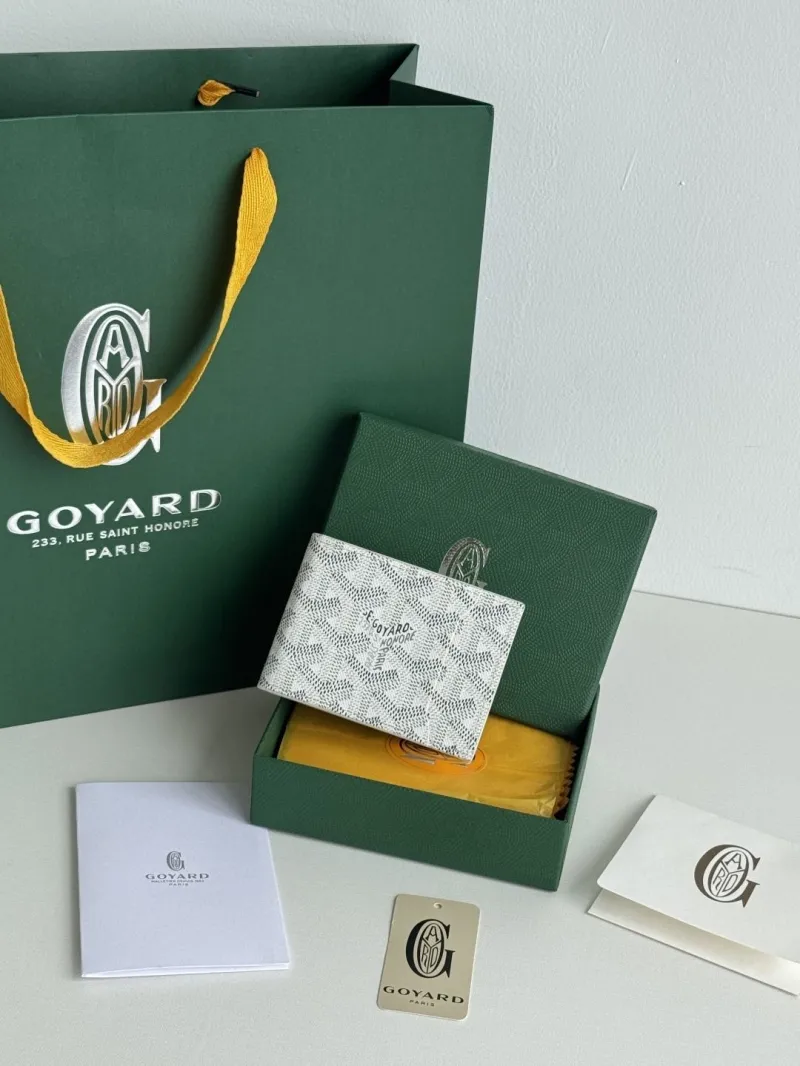 Goyard White Bifold Wallet 138