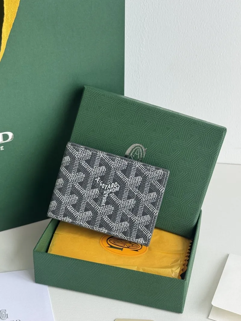 Alternative view of Goyard Gray Monogram Card Wallet