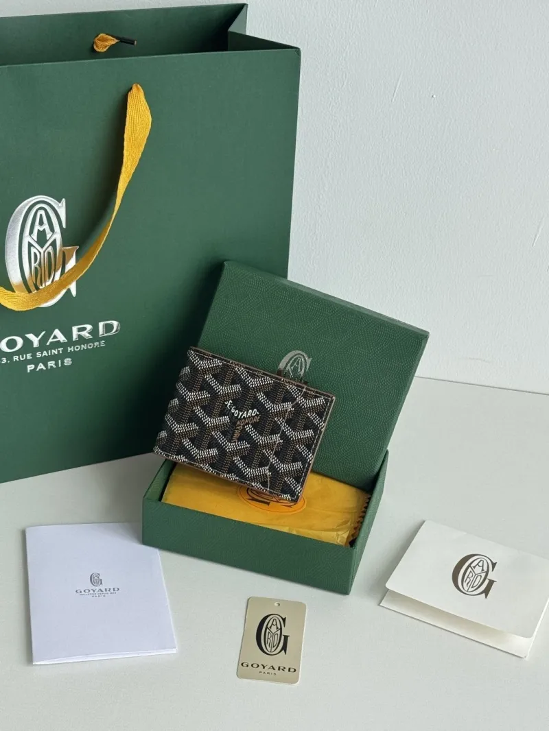 Goyard Signature Bifold Leather Wallet