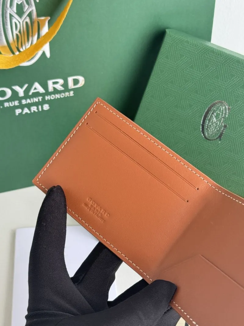 Goyard Signature Bifold Leather Wallet - Image 8
