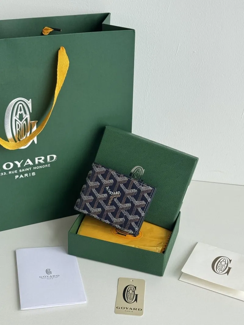 Goyard Classic Navy Bifold Wallet 141