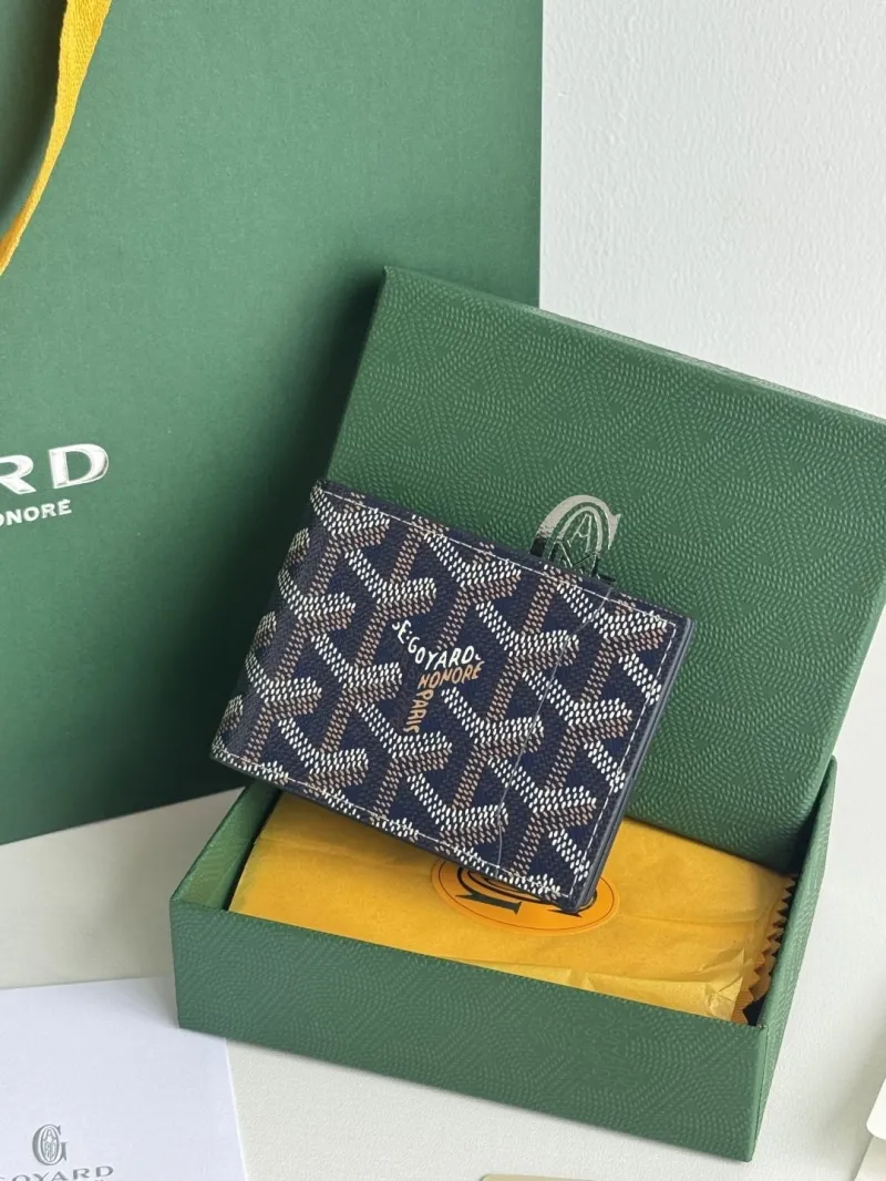 Alternative view of Goyard Classic Navy Bifold Wallet 141