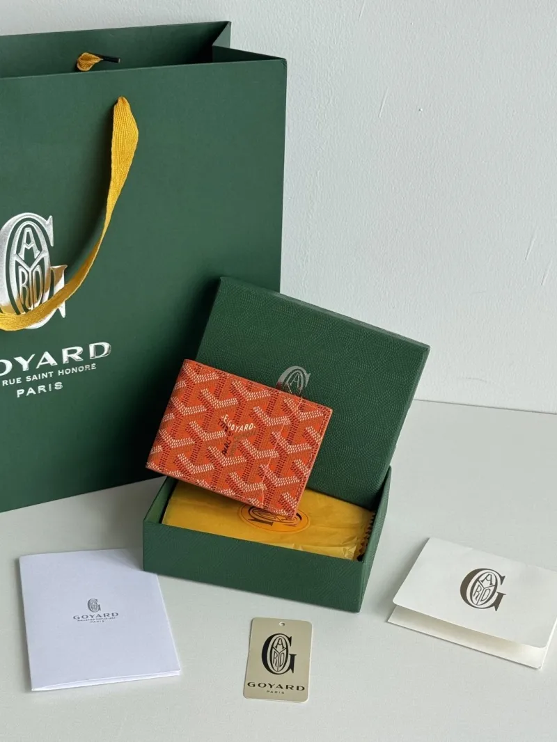 Goyard Orange Bifold Wallet 142