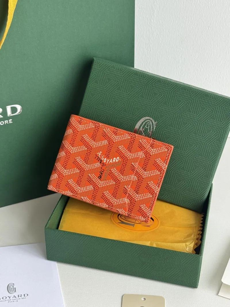 Alternative view of Goyard Orange Bifold Wallet 142