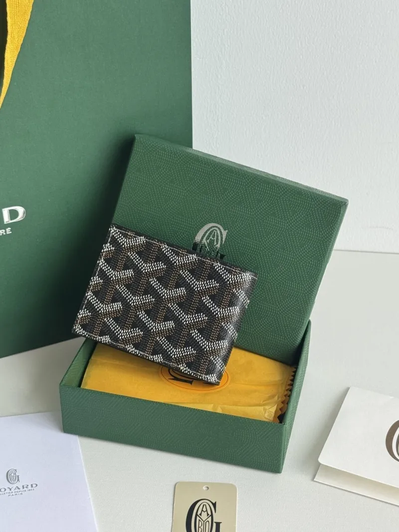 Goyard Black Monogram Bifold Wallet - Image 3