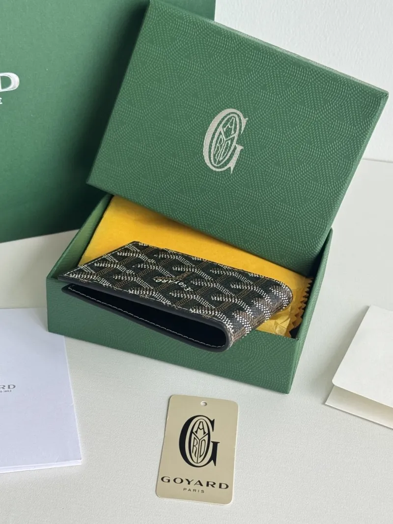 Goyard Black Monogram Bifold Wallet - Image 4