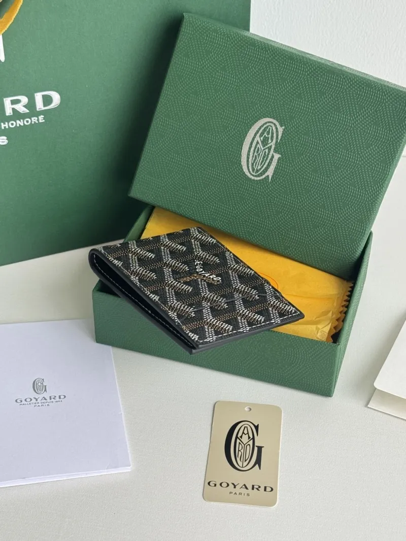 Goyard Black Monogram Bifold Wallet - Image 5