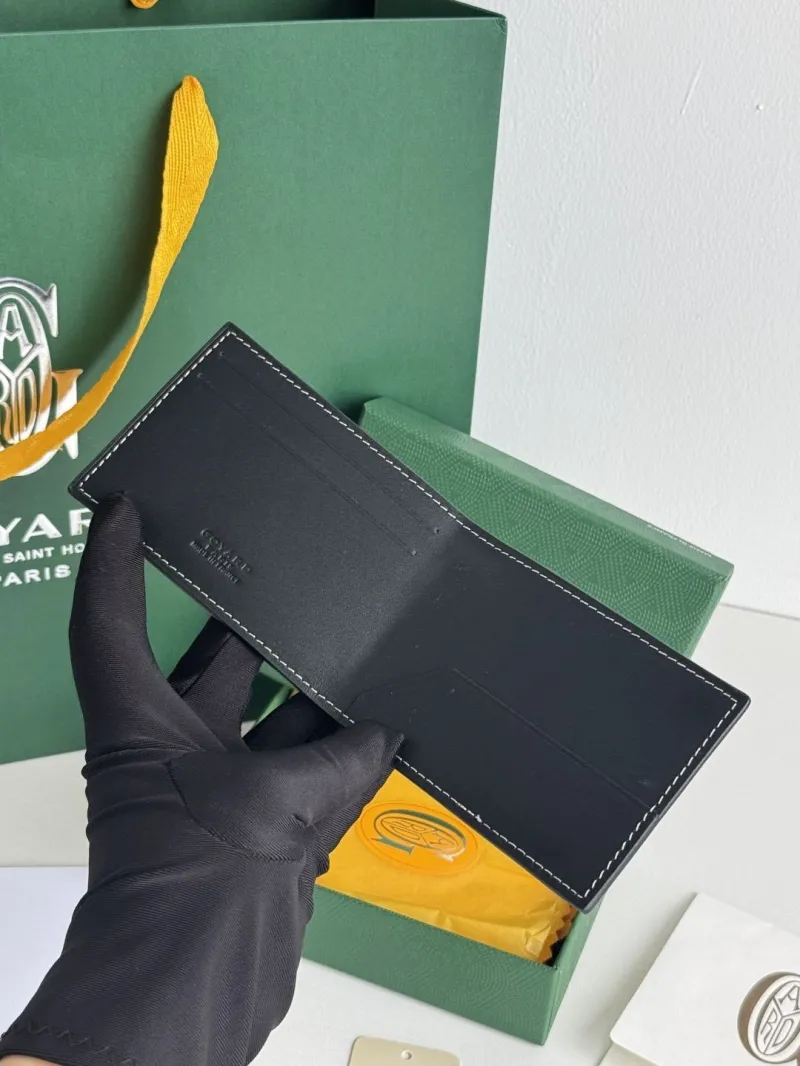 Goyard Black Monogram Bifold Wallet - Image 7