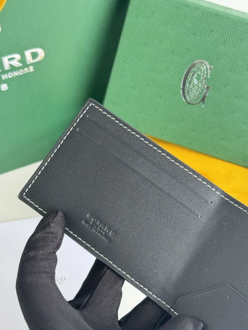Goyard Black Monogram Bifold Wallet - Image 8