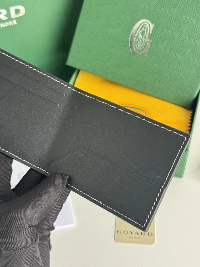 Goyard Black Monogram Bifold Wallet - Image 9