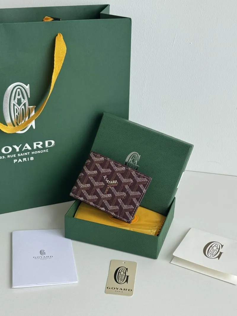 Goyard Brown Monogram Bifold Wallet