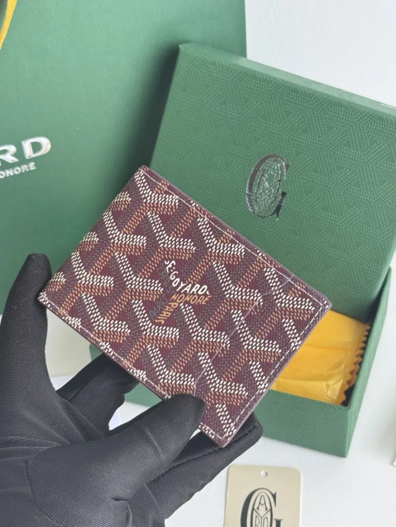 Goyard Brown Monogram Bifold Wallet - Image 6