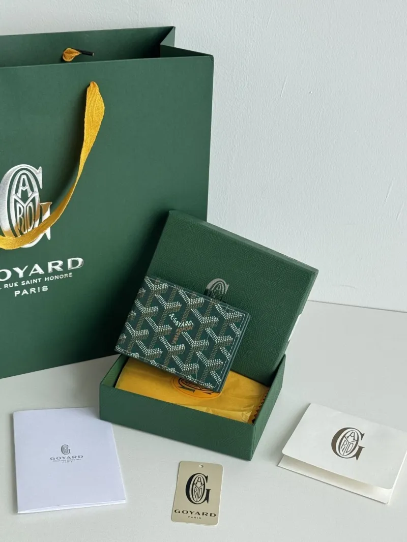 Goyard Green Bifold Wallet 145