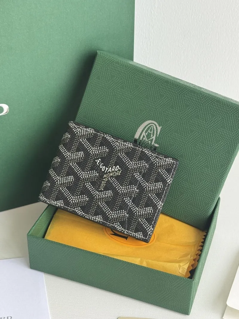 Alternative view of Goyard Black Bifold Wallet 146
