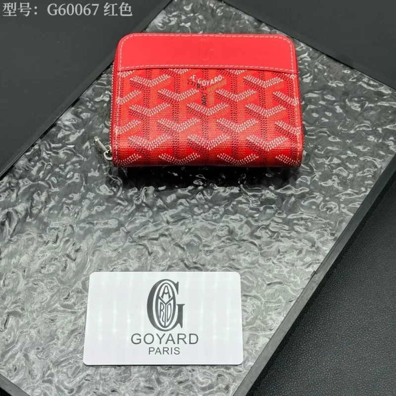 Goyard Red Zip Wallet Model G60067