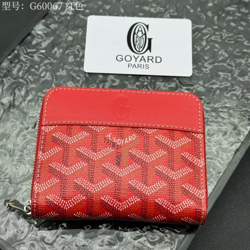 Alternative view of Goyard Red Zip Wallet Model G60067