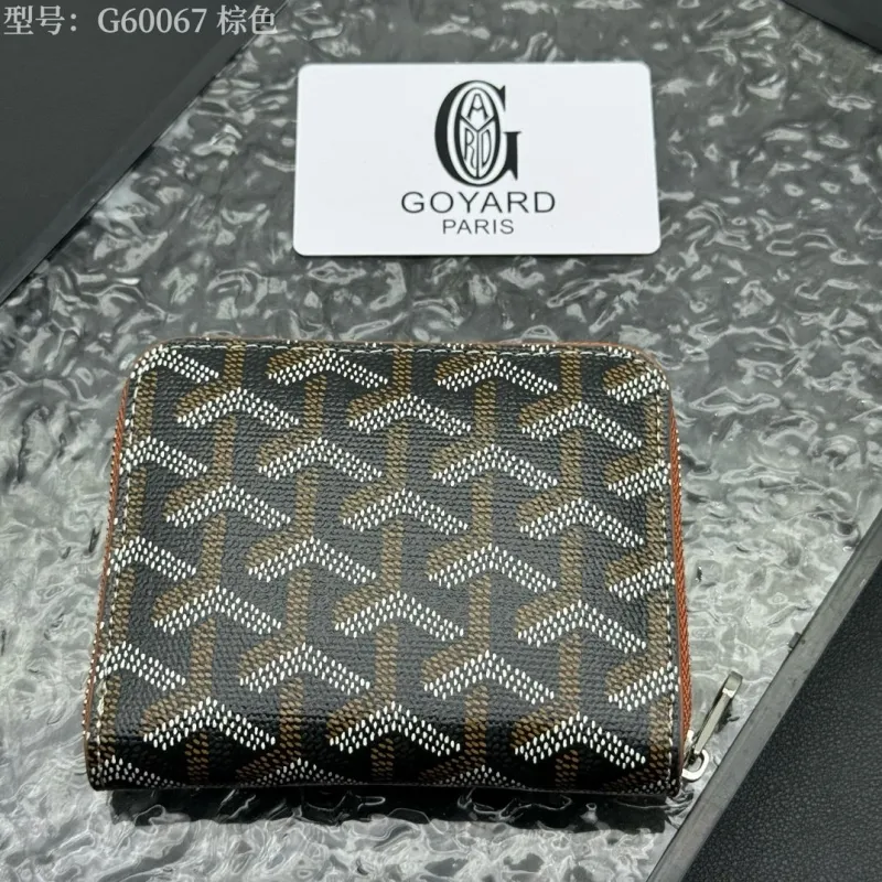 Goyard G60067 Brown Zip Wallet - Image 3