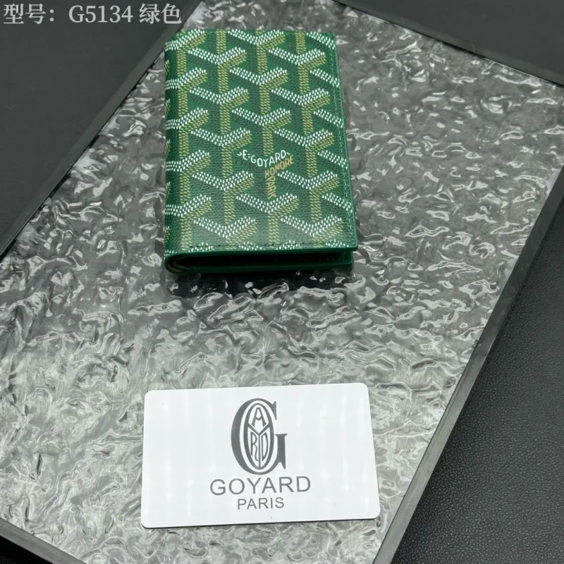 Goyard G5134 Green Pocket Wallet