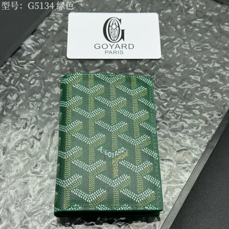 Alternative view of Goyard G5134 Green Pocket Wallet