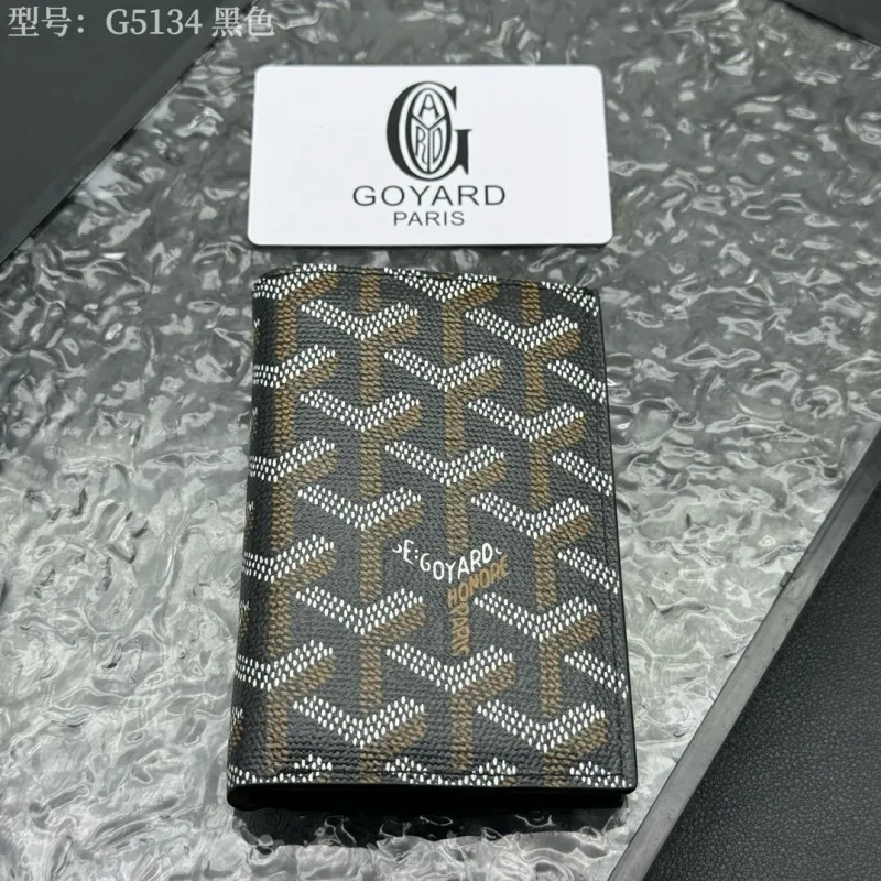 Alternative view of Goyard G5134 Black Slim Wallet