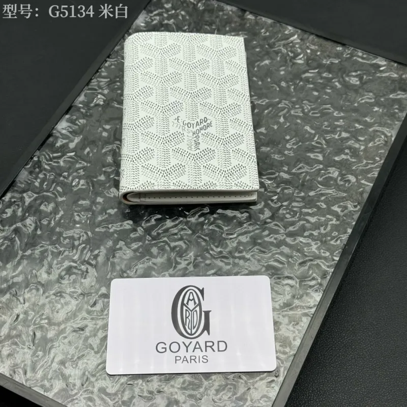 Goyard G5134 White Bifold Wallet