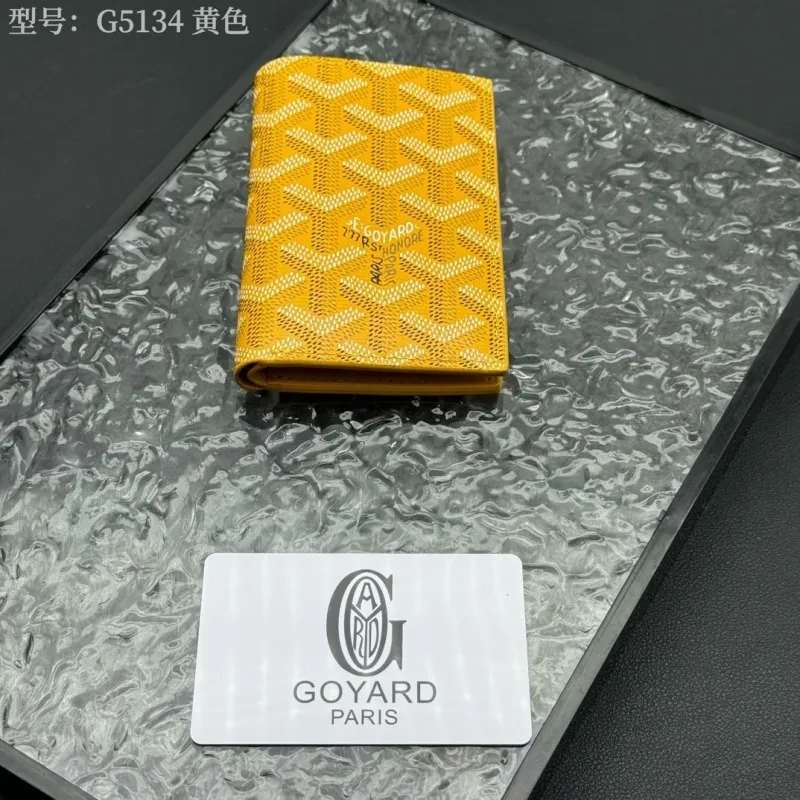 Goyard Yellow Wallet Model G5134