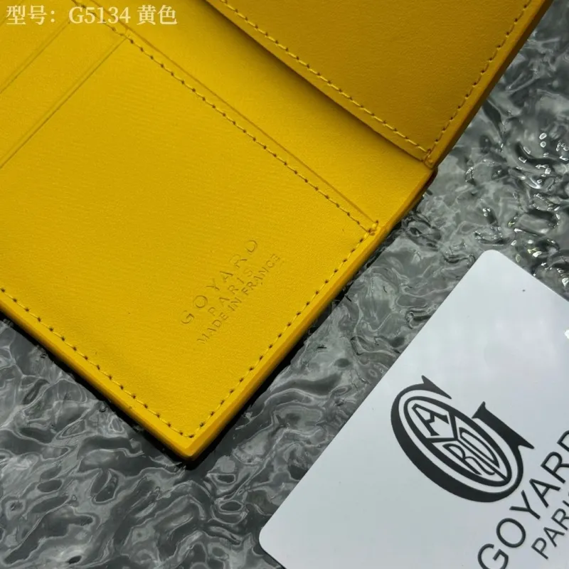Goyard Yellow Wallet Model G5134 - Image 5
