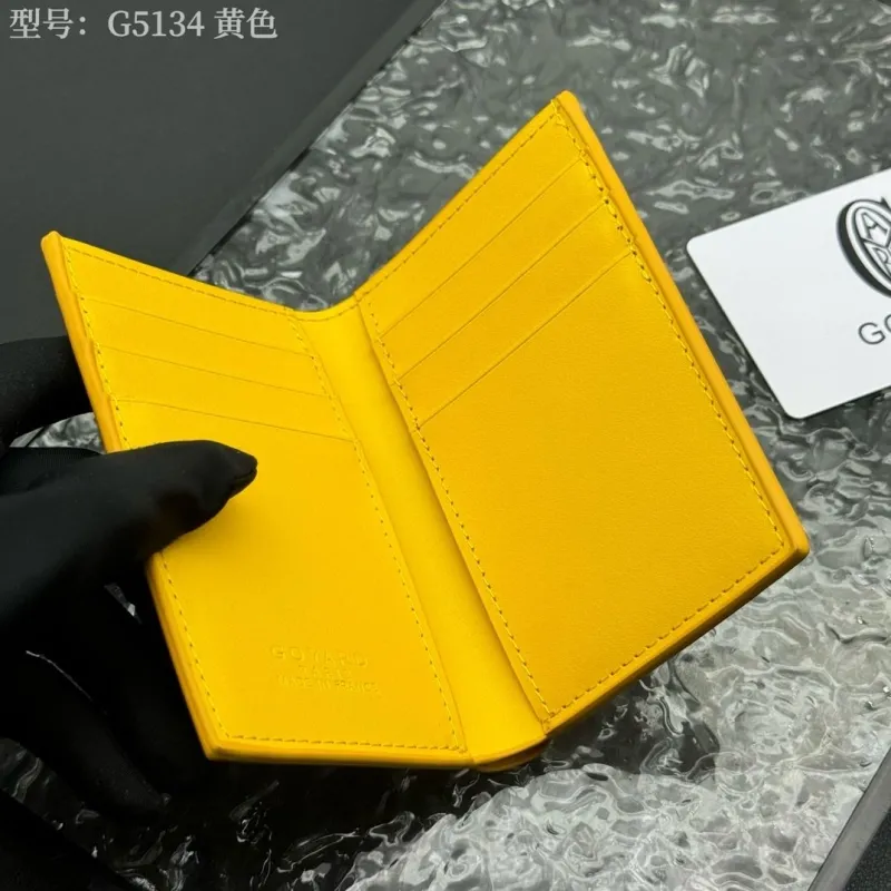 Goyard Yellow Wallet Model G5134 - Image 6