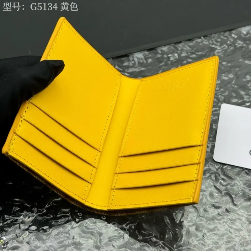 Goyard Yellow Wallet Model G5134 - Image 9