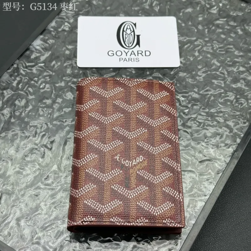 Alternative view of Goyard G5134 Burgundy Card Wallet