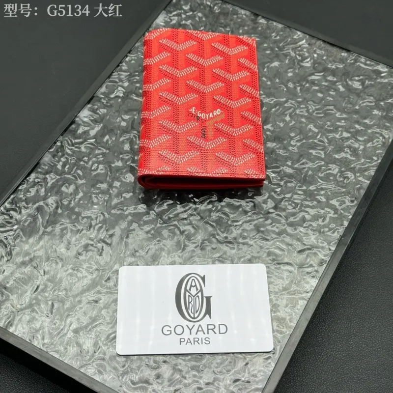Goyard Red Bifold Wallet Model G5134