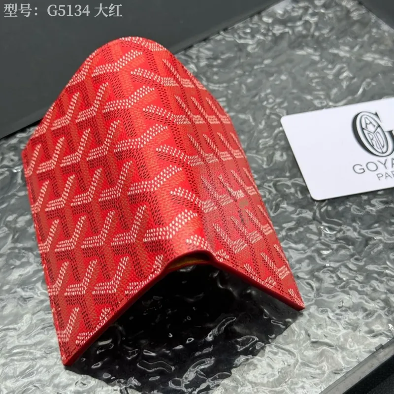 Goyard Red Bifold Wallet Model G5134 - Image 5