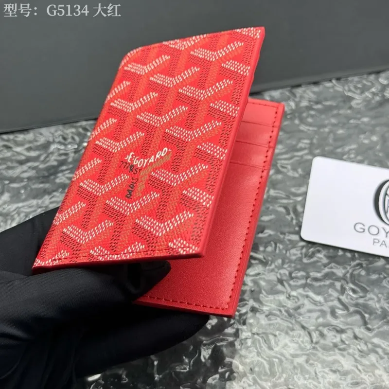 Goyard Red Bifold Wallet Model G5134 - Image 6