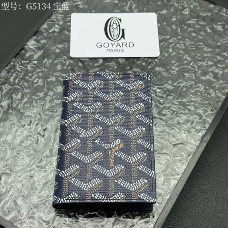 Alternative view of Goyard G5134 Navy Blue Bifold Wallet