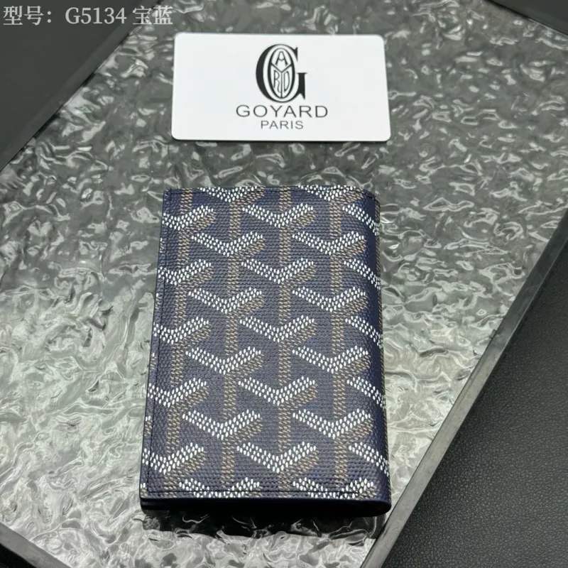 Goyard G5134 Navy Blue Bifold Wallet - Image 3
