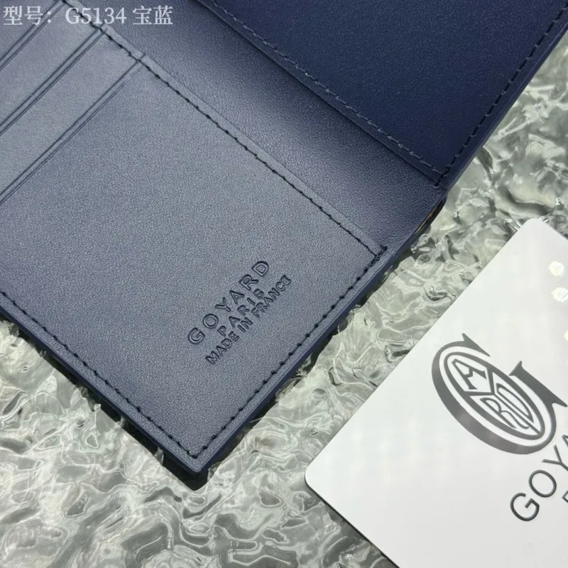 Goyard G5134 Navy Blue Bifold Wallet - Image 8