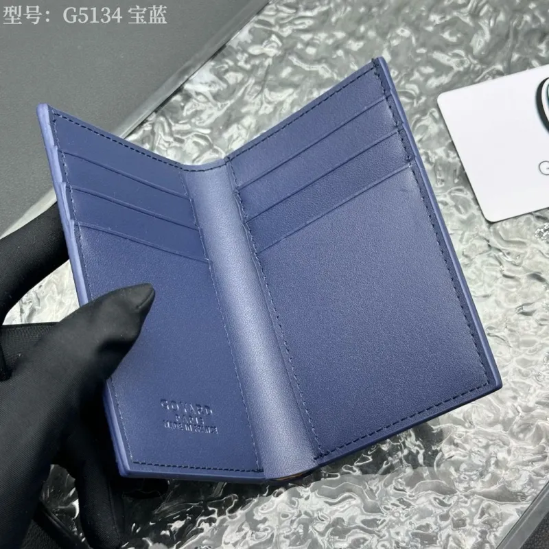 Goyard G5134 Navy Blue Bifold Wallet - Image 9