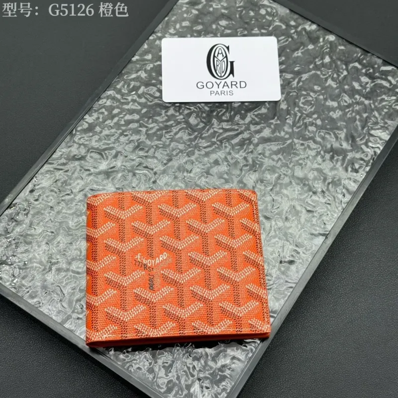 Alternative view of Goyard G5126 Orange Bifold Wallet