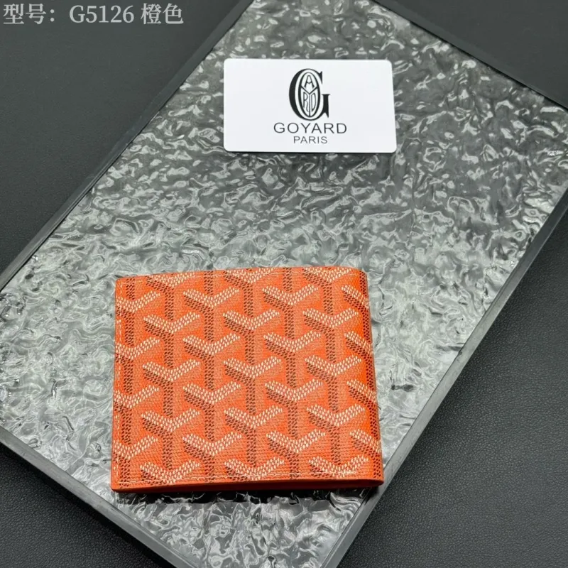 Goyard G5126 Orange Bifold Wallet - Image 3